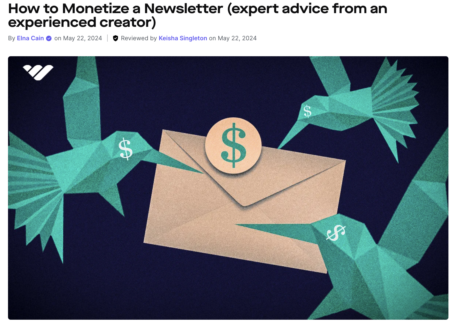 How to Monetize a Newsletter (expert advice from an experienced creator)